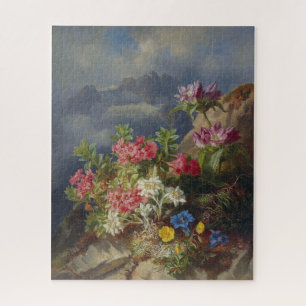 Stillleben mit alpinen Blume - Andreas Lach Puzzle