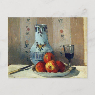 Stillleben mit Äpfeln und Pitcher - Pissarro Postkarte
