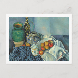 Stillleben mit Äpfeln von Cezanne Postkarte