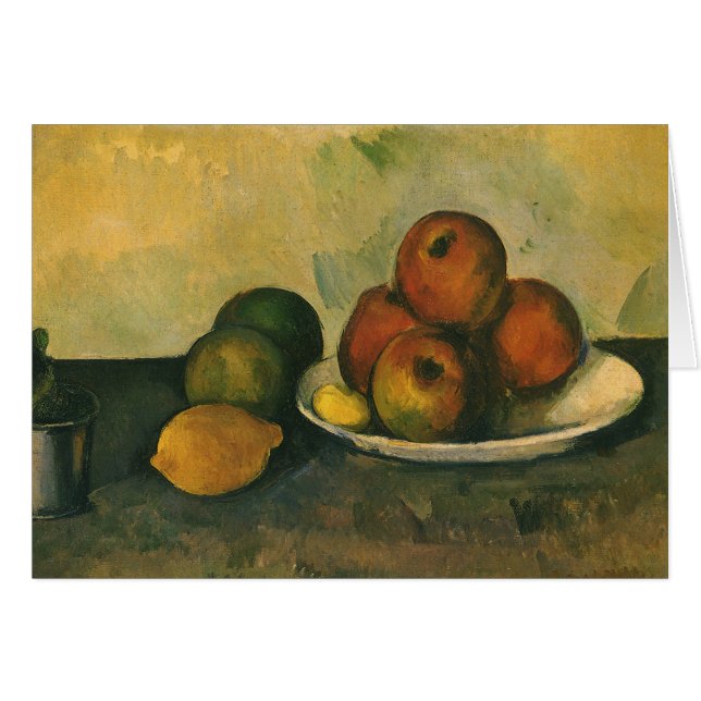 Stillleben mit Äpfeln von Paul Cezanne (Vorderseite (Horizontal))