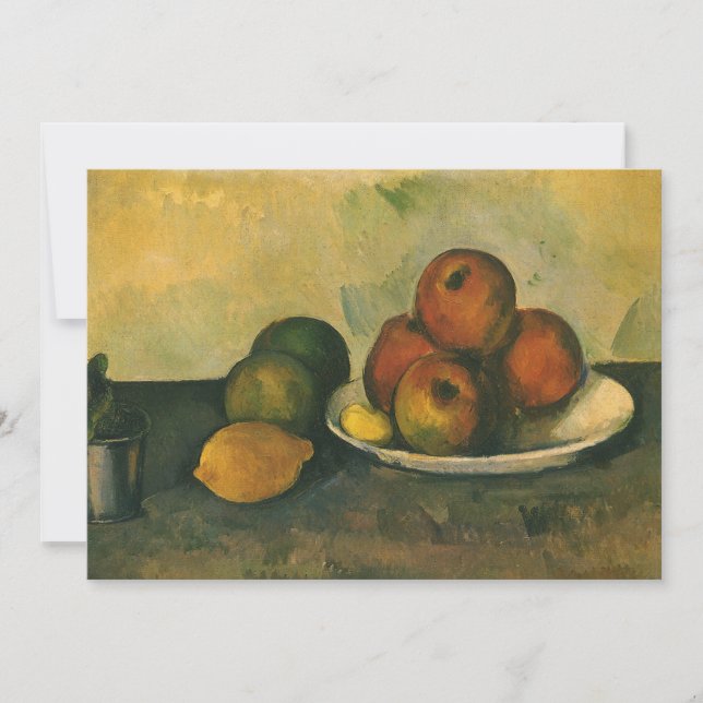 Stillleben mit Äpfeln von Paul Cezanne (Vorderseite)