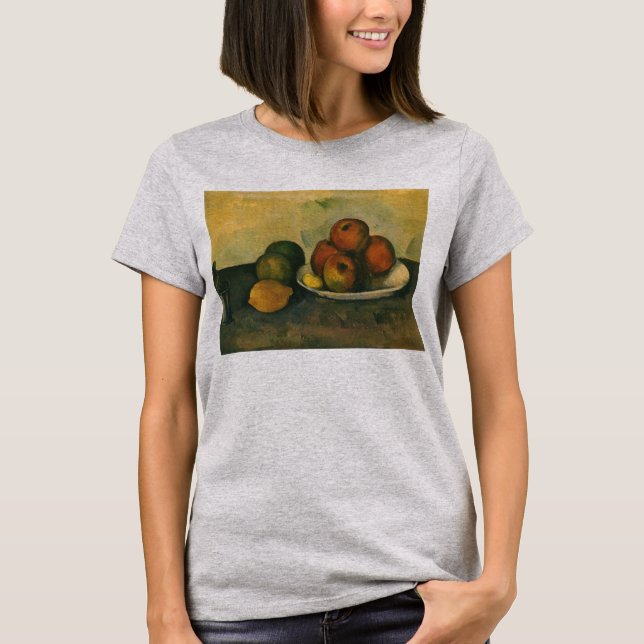 Stillleben mit Äpfeln von Paul Cezanne T-Shirt (Vorderseite)