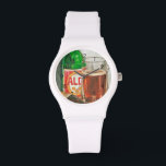 Stillleben mit Bier von Jennifer Goldberger Armbanduhr<br><div class="desc">Gefühl durstig? Wer kann dir die Schuld geben? Dieses wunderbare Stillleben von Jennifer Goldberger erfasst das Wesen des Biers,  das als ihre Requisiten verwendet wird,  und bildet ein Verlangen,  das das Werk durchdringt. Kaufen Sie dieses Stück und toast Ihr Glück!</div>