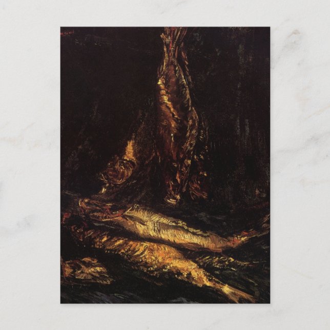 Stillleben mit Bloatern von Vincent van Gogh Postkarte (Vorderseite)