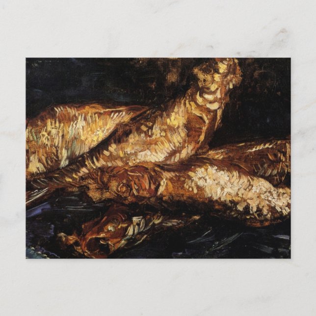 Stillleben mit Bloatern von Vincent van Gogh Postkarte (Vorderseite)