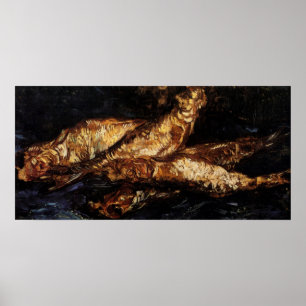 Stillleben mit Bloaters von Vincent van Gogh Poster