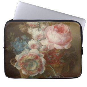 Stillleben mit Blume - Cornelis van Spaendonck Laptopschutzhülle
