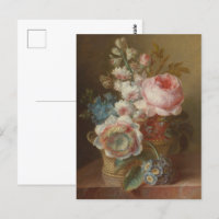 Stillleben mit Blume - Cornelis van Spaendonck