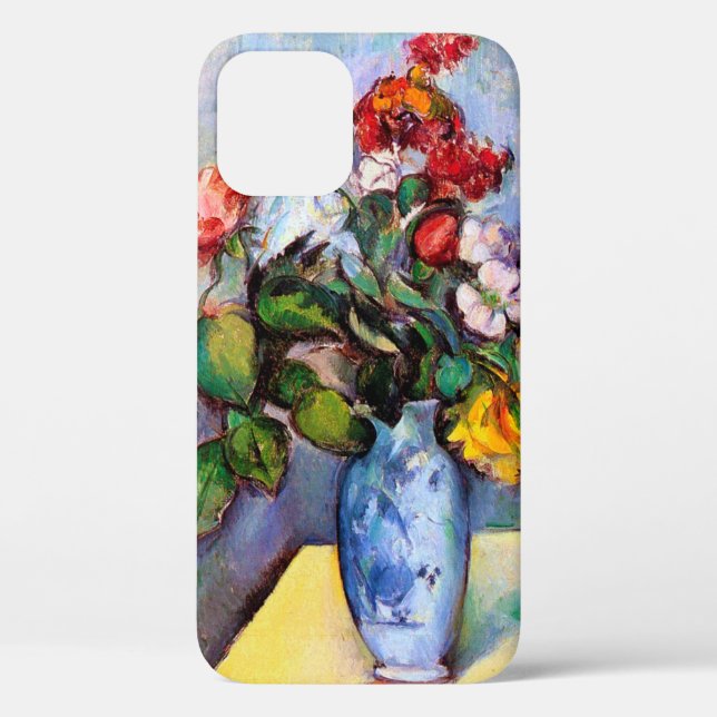 Stillleben mit Blume in einer Vase, Paul Cezanne Case-Mate iPhone Hülle (Rückseite)