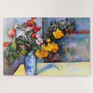 Stillleben mit Blume in einer Vase, Paul Cezanne Puzzle