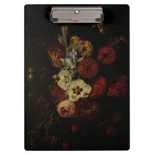 Stillleben mit Blume Klemmbrett