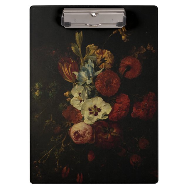 Stillleben mit Blume Klemmbrett (Vorderseite)