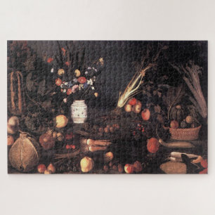 Stillleben mit Blume und Obst - Caravaggio Puzzle
