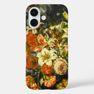Stillleben mit Blume und Obst iPhone 16 Hülle
