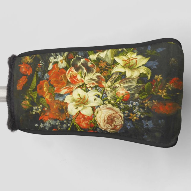 Stillleben mit Blume und Obst Golf Headcover (Vorderseite)