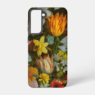 Stillleben mit Blumen in einer Wan-Li-Vase Samsung Galaxy Hülle
