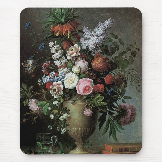 Stillleben mit Blumen Mousepad (Vorne)