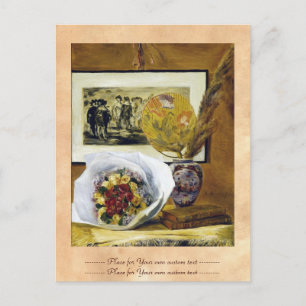 Stillleben mit Bouquet Pierre Auguste Renoir Postkarte