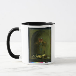 Stillleben mit Brot-und Wein-Glas Tasse
