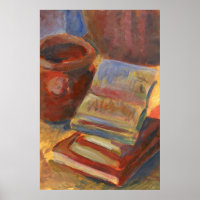 Stillleben mit Büchern zum Lesen