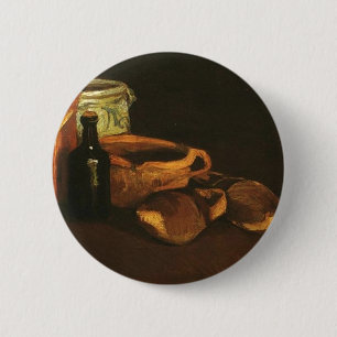 Stillleben mit Clogs und Pots, Van Gogh Button