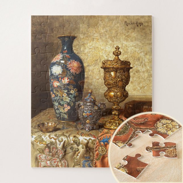 Stillleben mit Cloisonné Vase, Puzzle (Von Creator hochgeladen)