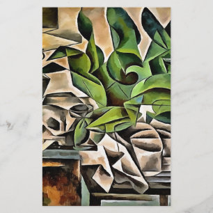 Stillleben mit Cranium Geometric Vanitas Art