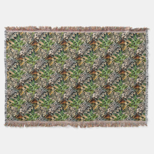 Stillleben mit Cranium Geometric Vanitas Art Decke