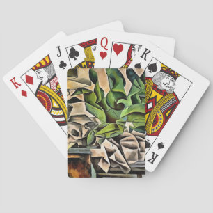 Stillleben mit Cranium Geometric Vanitas Art Spielkarten