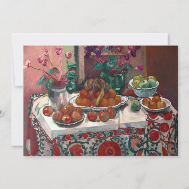 Stillleben mit Cyclamens | Henri Manguin (Vorderseite)