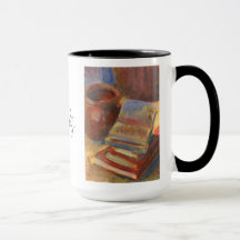 Stillleben mit dem Bild von Büchern