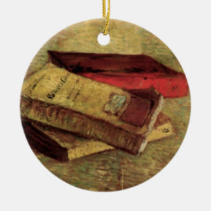 Stillleben mit drei Büchern von Vincent van Gogh Keramikornament