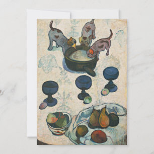 Stillleben mit drei Welpen   Paul Gauguin