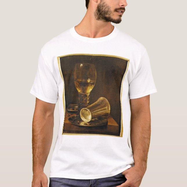 Stillleben mit einem Becher, 1653 T-Shirt (Vorderseite)