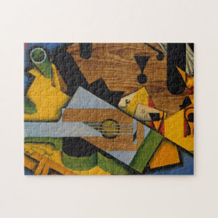 Stillleben mit einer Gitarre Puzzle