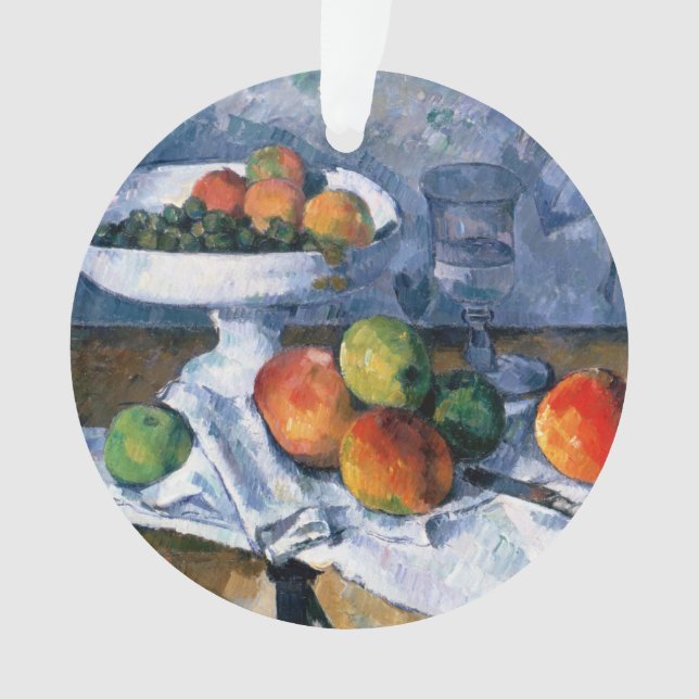 Stillleben mit Frucht-Teller Ornament (Vorderseite)