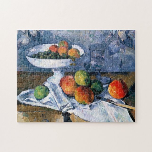 Stillleben mit Frucht-Teller Puzzle (Horizontal)
