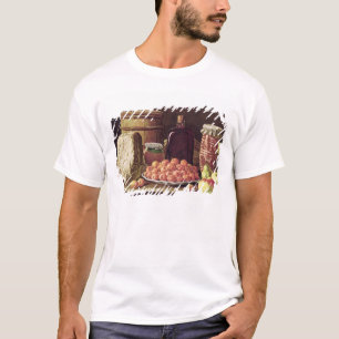 Stillleben mit Frucht und Käse T-Shirt