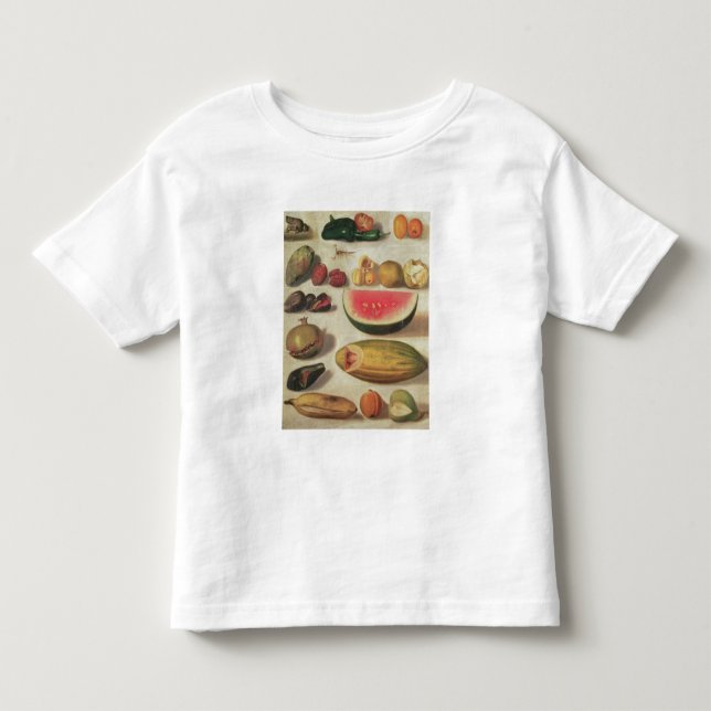 Stillleben mit Frucht und Kröte Kleinkind T-shirt (Vorderseite)