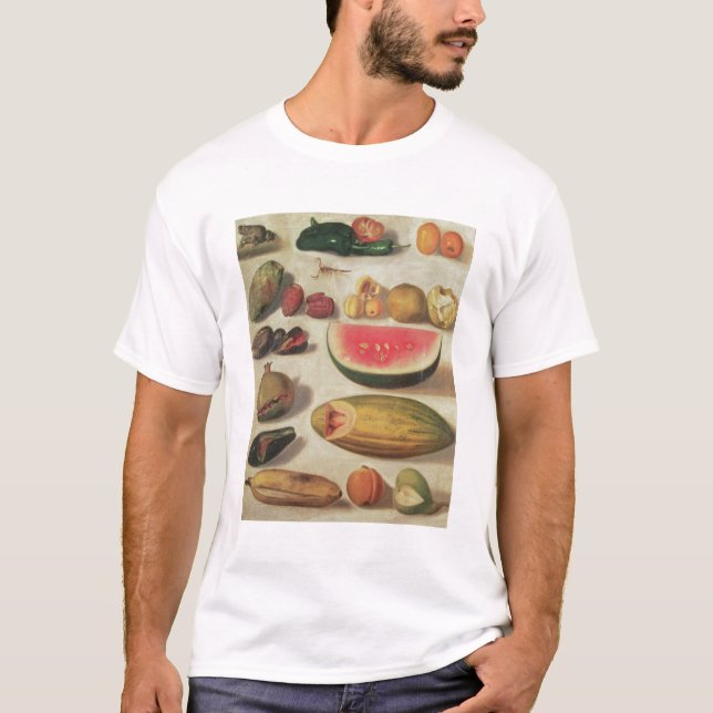 Stillleben mit Frucht und Kröte T-Shirt (Vorderseite)