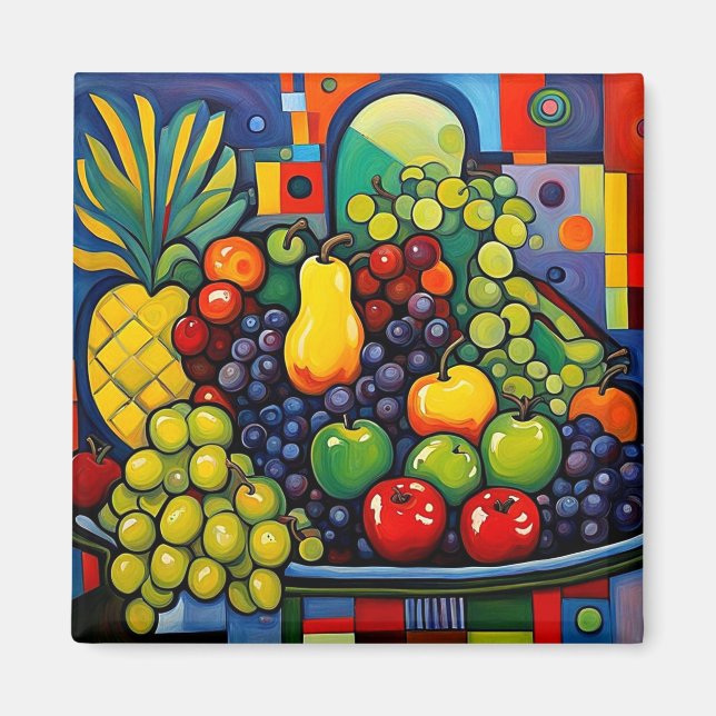 Stillleben mit Früchten 11 Magnet (Vorne)