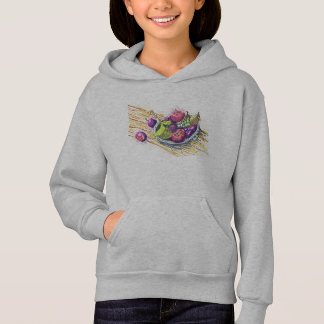 Stillleben mit Früchten Hoodie (Vorderseite)