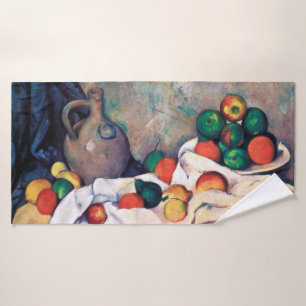 Stillleben mit Früchten, Paul Cezanne Badehandtuch