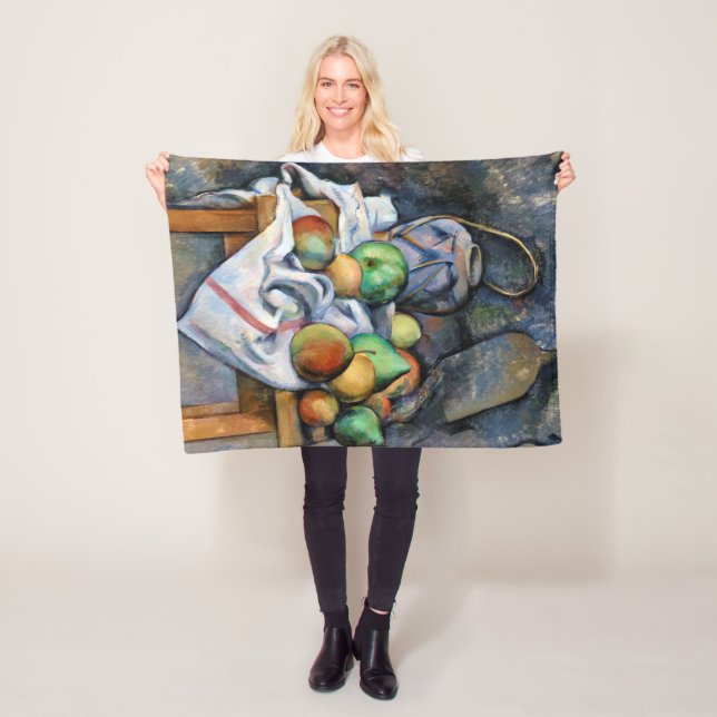 Stillleben mit Früchten, Paul Cezanne Fleecedecke (Beispiel)
