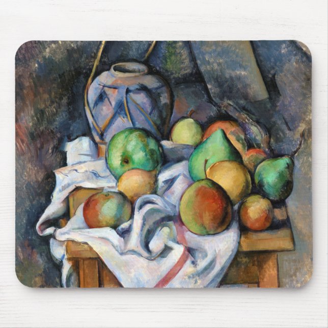 Stillleben mit Früchten, Paul Cezanne Mousepad (Vorne)
