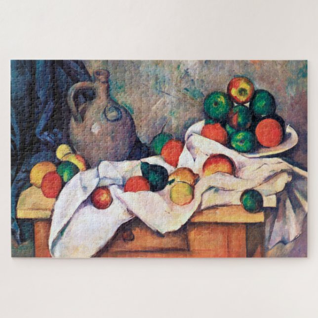 Stillleben mit Früchten, Paul Cezanne Puzzle (Horizontal)