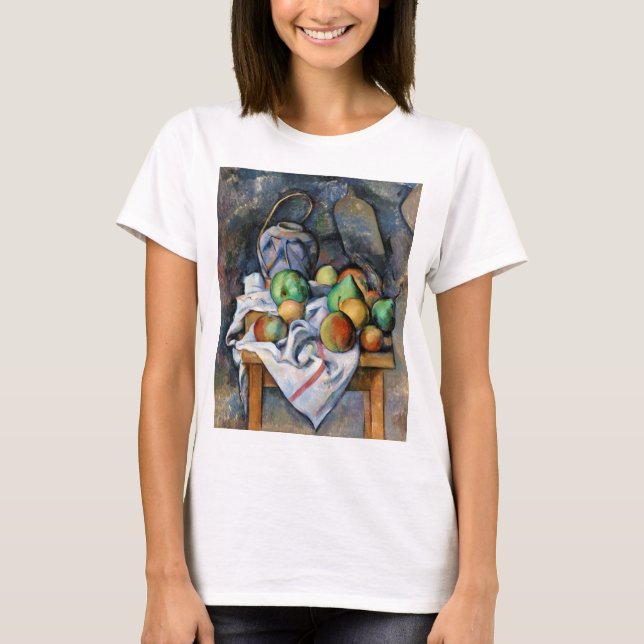 Stillleben mit Früchten, Paul Cezanne T-Shirt (Vorderseite)