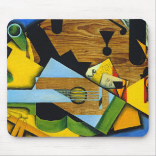 Stillleben mit Gitarre von Juan Gris Mousepad