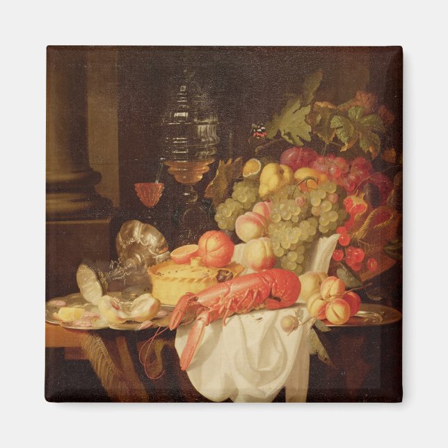 Stillleben mit Hummer Magnet (Vorne)