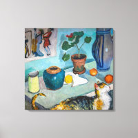 Stillleben mit Katze | Auguste Macke |